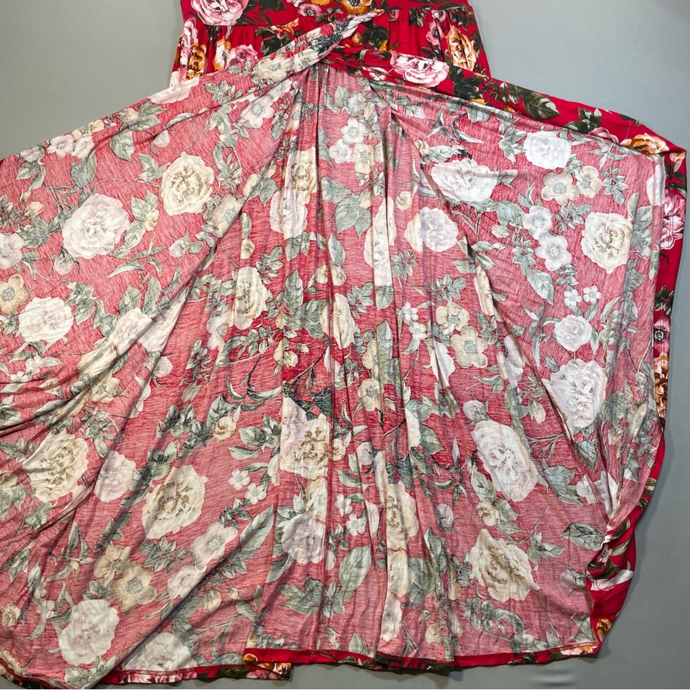 NWT Pinup Couture Katy Maxi Dress, Fitted Bust, Flutter Sleeve, Flowy Skirt - 2X - Picture 14 of 16